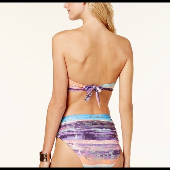Carmen‎ Marc Valvo Bandeau Passion Fruit Bikini Top - Picture 1 of 9